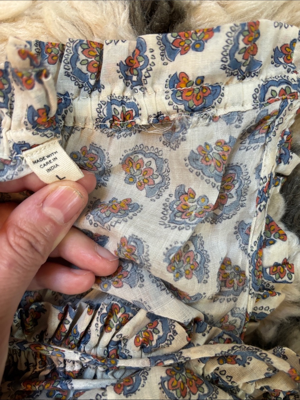Dôen Doen Emmaretta Dress Sea Salt Bedford Paisley - Picture 13 of 17